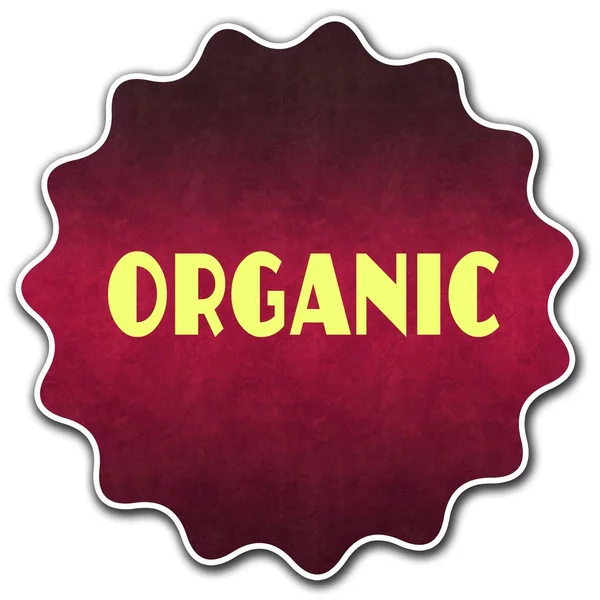 ORGANIC round badge — Stock Photo, Image