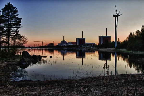 Centrale nucleare di Olkiluoto Immagine Stock