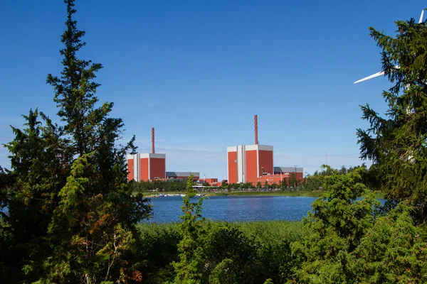 Centrale nucleare di Olkiluoto Fotografia Stock