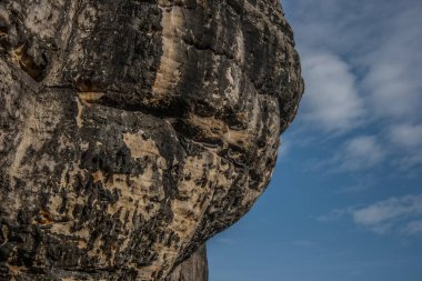 Saxonian suisse milli park alanında peyzaj