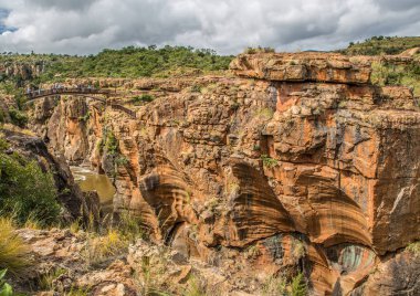Blyde River Canyon Bourkes şans çukurlara manzaraya