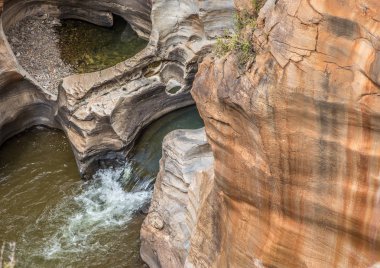 Blyde River Canyon Bourkes şans çukurlara manzaraya