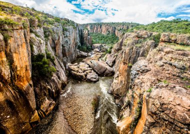 Blyde River Canyon Bourkes şans çukurlara manzaraya