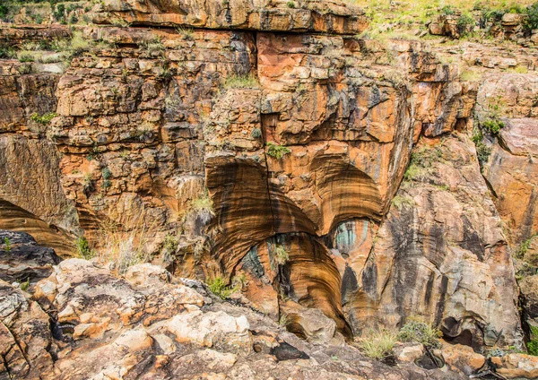 Landschaft am Blyde River Canyon birgt Glückslöcher — Stockfoto
