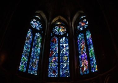 Backview Katedrali Notre Dame, Ile de la Cite p