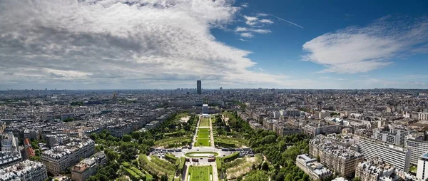 Vue aérienne du Champ de Mars à Paris — Photo