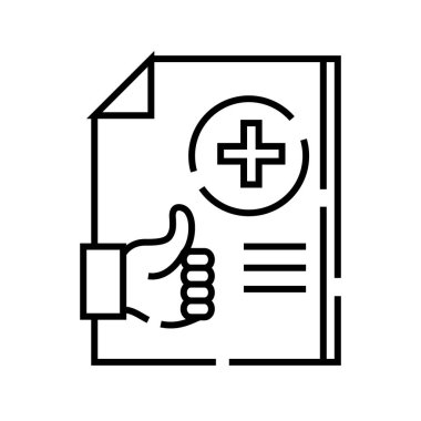 Adding info line icon, concept sign, outline vector illustration, linear symbol.