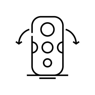 Boxing equipment line icon, concept sign, outline vector illustration, linear symbol.