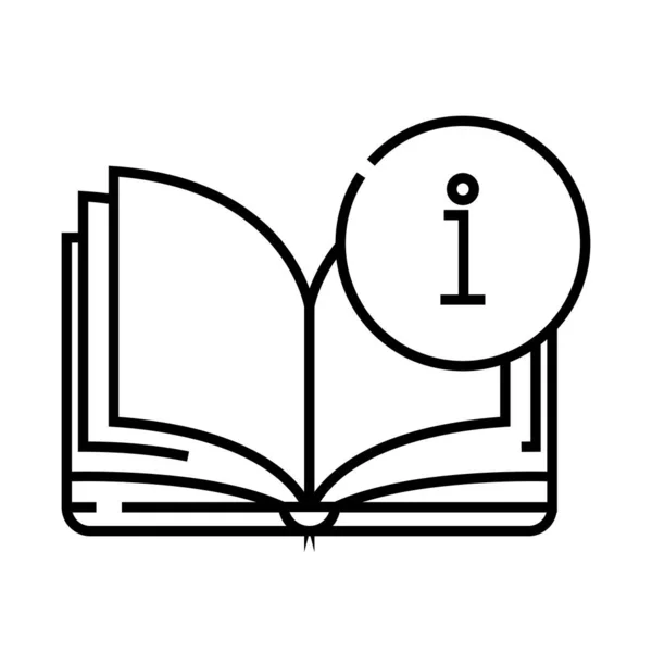 Bookmark line icon, concept sign, outline vector illustration, linear symbol. — 图库矢量图片