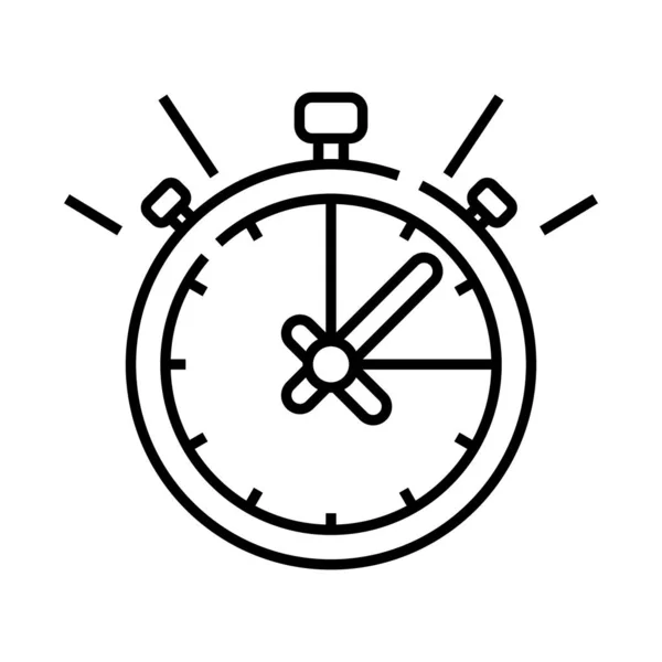 Icono de línea sonora de alarma, signo de concepto, ilustración de vectores de contorno, símbolo lineal . — Vector de stock