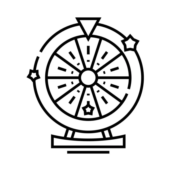 Значок лінії ігор казино, знак концепції, контурна векторна ілюстрація, лінійний символ . — стоковий вектор