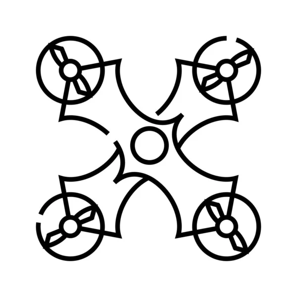 Icono de línea de mecanismo de dispositivo, signo de concepto, ilustración de vector de contorno, símbolo lineal . — Archivo Imágenes Vectoriales