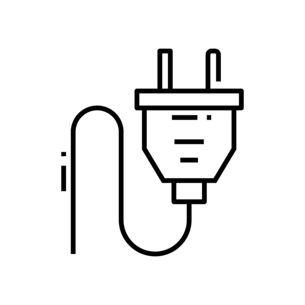 Icono de línea de herramientas eléctricas, signo de concepto, ilustración de vectores de contorno, símbolo lineal . — Vector de stock