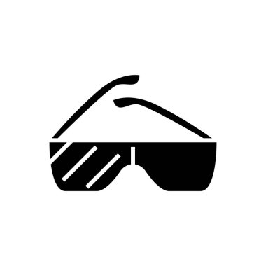 3d siyah simge, konsept illüstrasyon, vektör düz sembol, kabartma işareti.