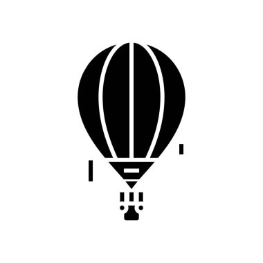 Havacılık simgesi, konsept illüstrasyon, vektör düz sembol, kabartma işareti.