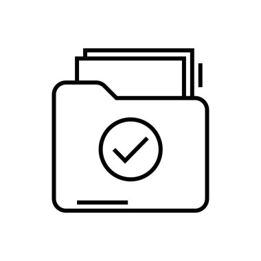 Dizin seçenekleri satırı simgesi, konsept işareti, özet vektör çizimi, doğrusal sembol.