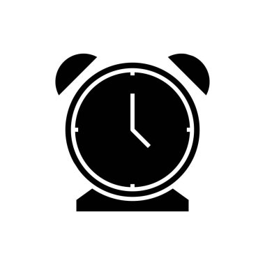 Alarm sesi simgesi, konsept illüstrasyon, vektör düz sembol, kabartma işareti.