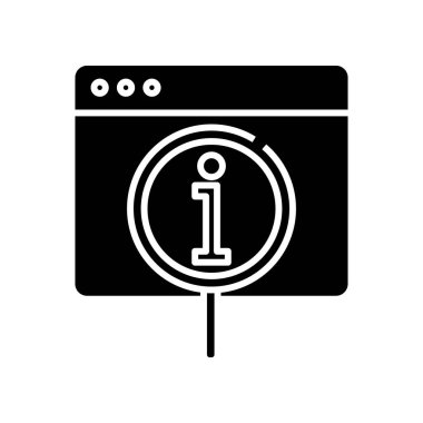 Etkin fikir simgesi, konsept illüstrasyon, vektör düz sembol, kabartma işareti.