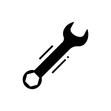 Bina anahtarları siyah simge, konsept illüstrasyon, vektör düz sembol, kabartma işareti.