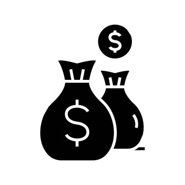 Büyük siyah simge, konsept illüstrasyon, vektör düz sembol, kabartma işareti.