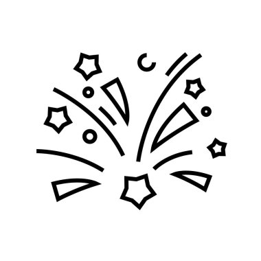 Tatil çekimleri çizgi simgesi, kavram işareti, ana hatlı vektör illüstrasyonu, doğrusal sembol.