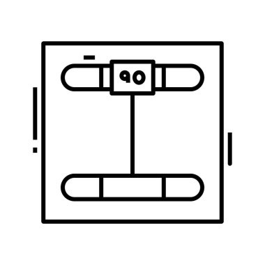 Medicine equipment line icon, concept sign, outline vector illustration, linear symbol.