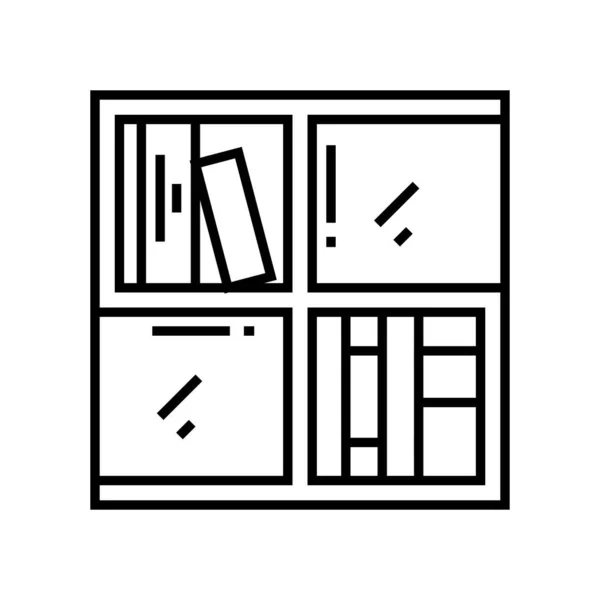 Little cases line icon, concept sign, outline vector illustration, linear symbol. — Διανυσματικό Αρχείο