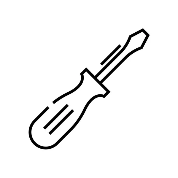 Icono de línea de Picklock, signo de concepto, ilustración de vector de contorno, símbolo lineal . — Archivo Imágenes Vectoriales