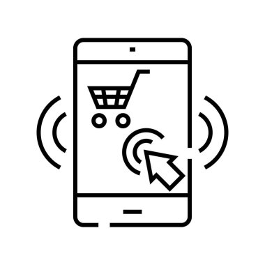 Purchase choice line icon, concept sign, outline vector illustration, linear symbol.