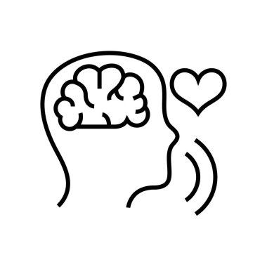 Liking words line icon, concept sign, outline vector illustration, linear symbol.