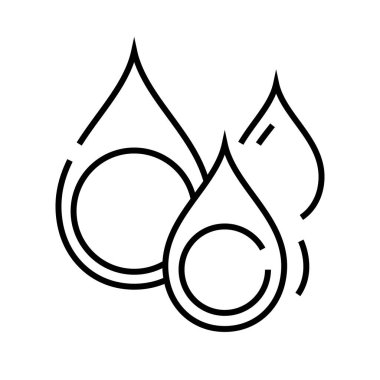 Oil sales line icon, concept sign, outline vector illustration, linear symbol.
