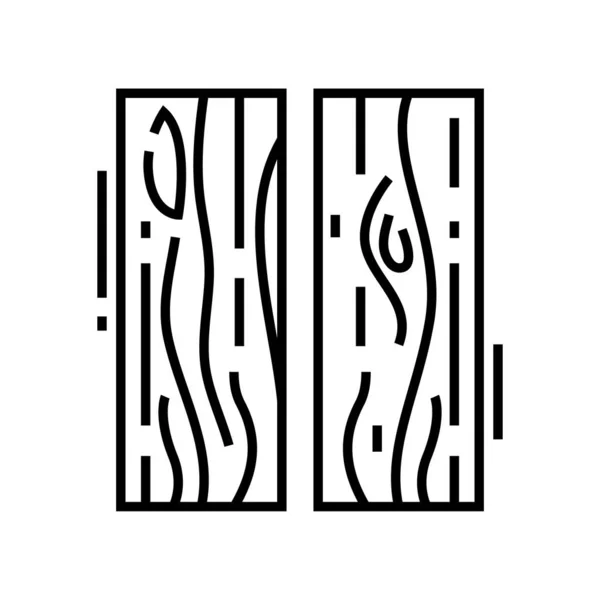 Parket pattern line icon, concept sign, outline vector illustration, linear symbol. — Stockvector