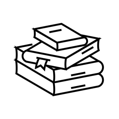 Sanat çizgisi simgesi, konsept işareti, özet vektör çizimi, doğrusal sembol öğreniliyor.