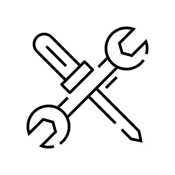 Instrument linje ikon, begrepp tecken, kontur vektor illustration, linjär symbol. — Stock vektor