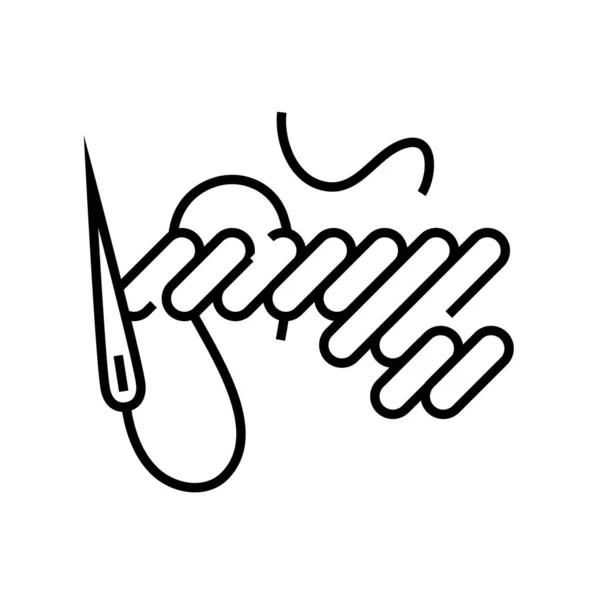 Gör mönster linje ikon, begrepp tecken, kontur vektor illustration, linjär symbol. — Stock vektor