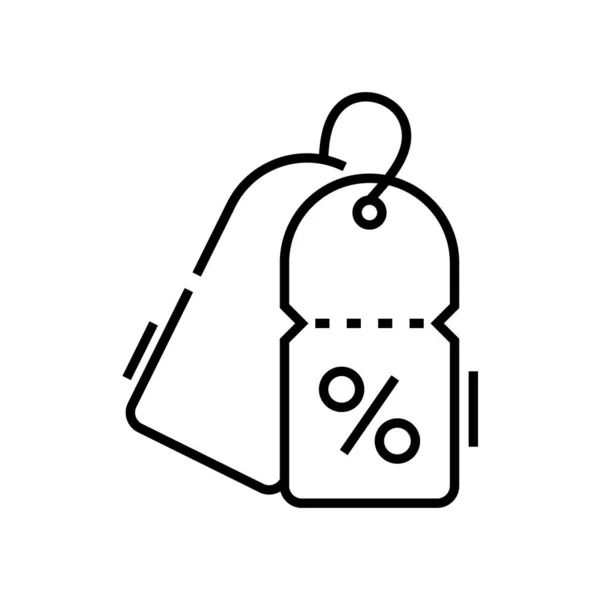 Sales line icon, concept sign, outline vector illustration, linear symbol. — 图库矢量图片