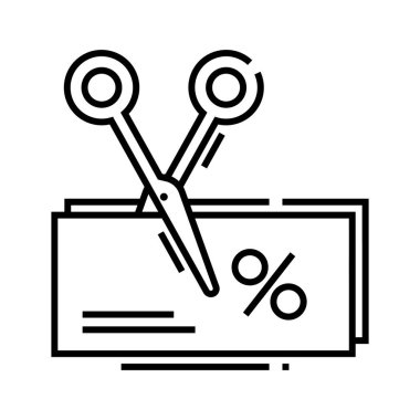 Sales line icon, concept sign, outline vector illustration, linear symbol.