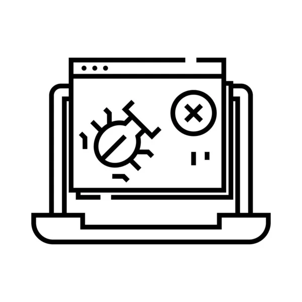 Icono de línea técnica espía, signo de concepto, ilustración de vectores de contorno, símbolo lineal . — Vector de stock