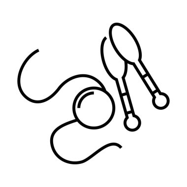 Sport game line icon, concept sign, outline vector illustration, linear symbol.