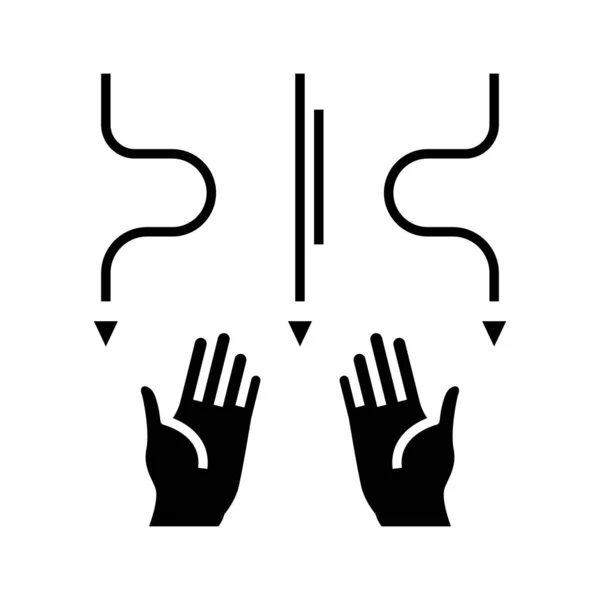 Можливості Чорна ікона, концептуальна ілюстрація, векторний плоский символ, знак гліфа . — стоковий вектор