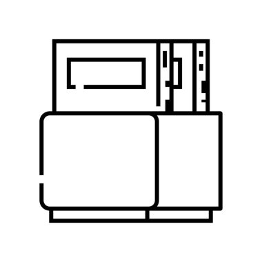Toasts line icon, concept sign, outline vector illustration, linear symbol.
