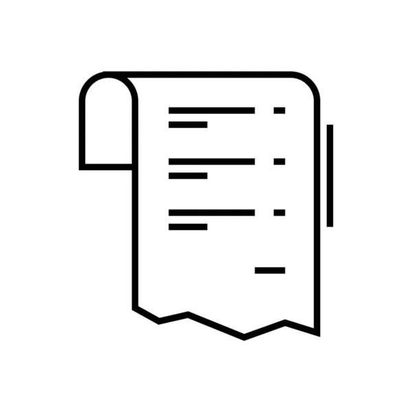 Wish list line icon, concept sign, outline vector illustration, linear symbol. — Stockvector