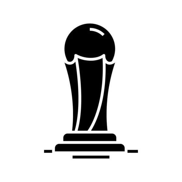 Símbolo olímpico icono negro, concepto de ilustración, vector de símbolo plano, signo de glifo . — Vector de stock
