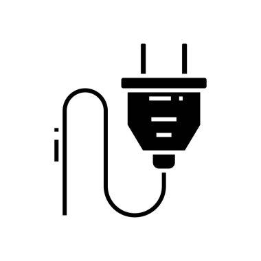 Electric tools black icon, concept illustration, vector flat symbol, glyph sign.