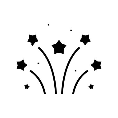 Zafer selamı siyah simgesi, konsept illüstrasyon, vektör düz sembol, kabartma işareti.