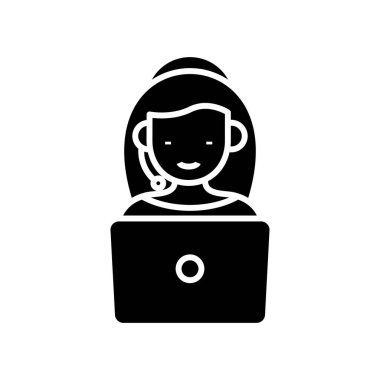 Working men line icon, concept sign, outline vector illustration, linear symbol.