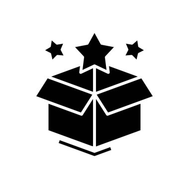 Wonder box line icon, concept sign, outline vector illustration, linear symbol.