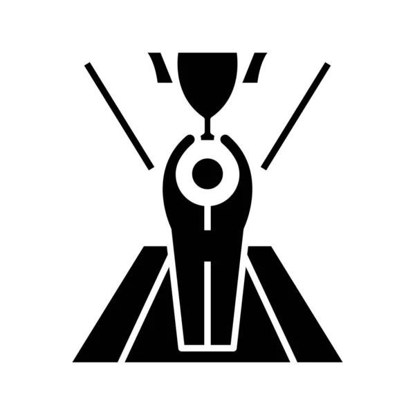 Working man line icon, concept sign, outline vector illustration, linear symbol. — Διανυσματικό Αρχείο