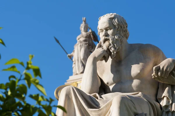 Classic statue Socrates — Stock Photo, Image