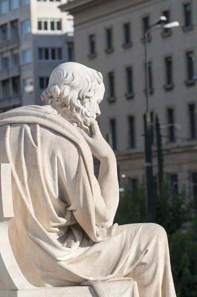 Estátua clássica Sócrates — Fotografia de Stock